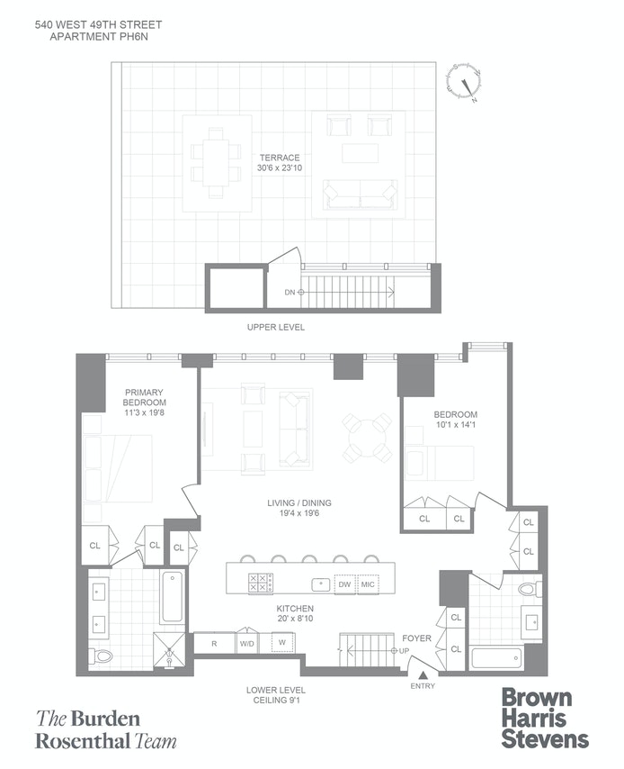 Floorplan for 540 West 49th Street