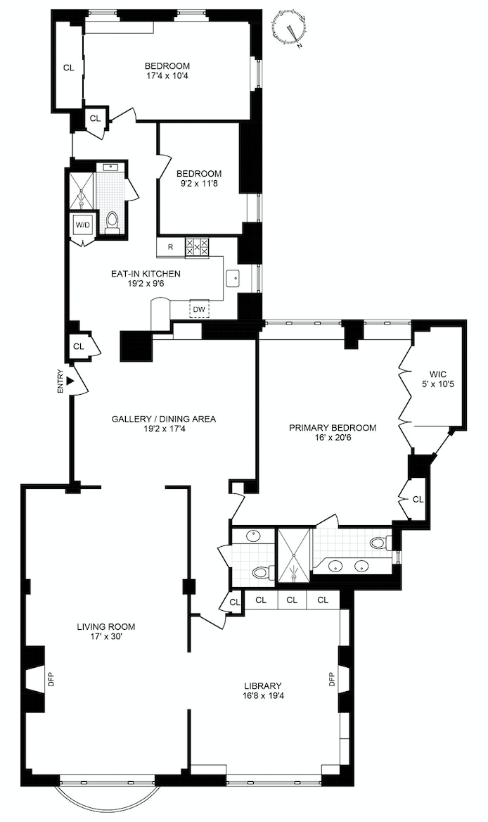 Floorplan for 130 East 67th Street, 2D