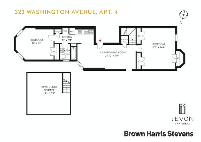Floorplan for 323 Washington Avenue, 4