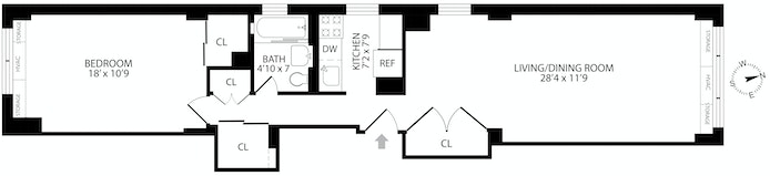 Floorplan for 520 East 72nd Street, 10A