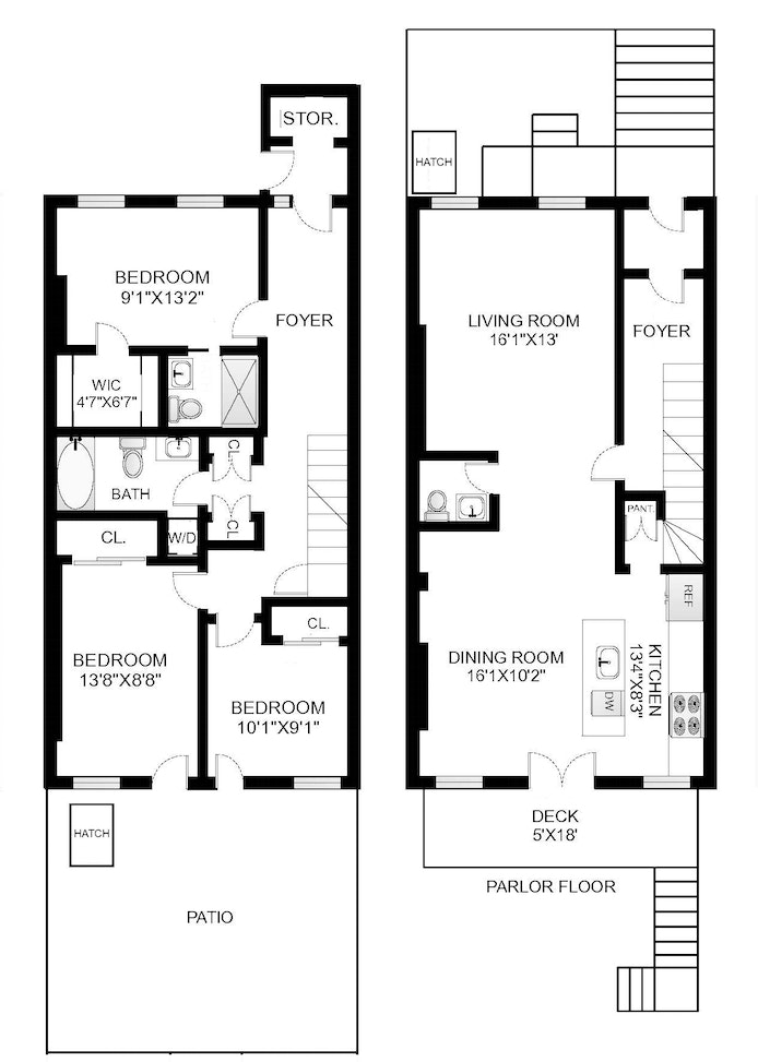 Floorplan for 230 Baltic Street, GRDNDPLX