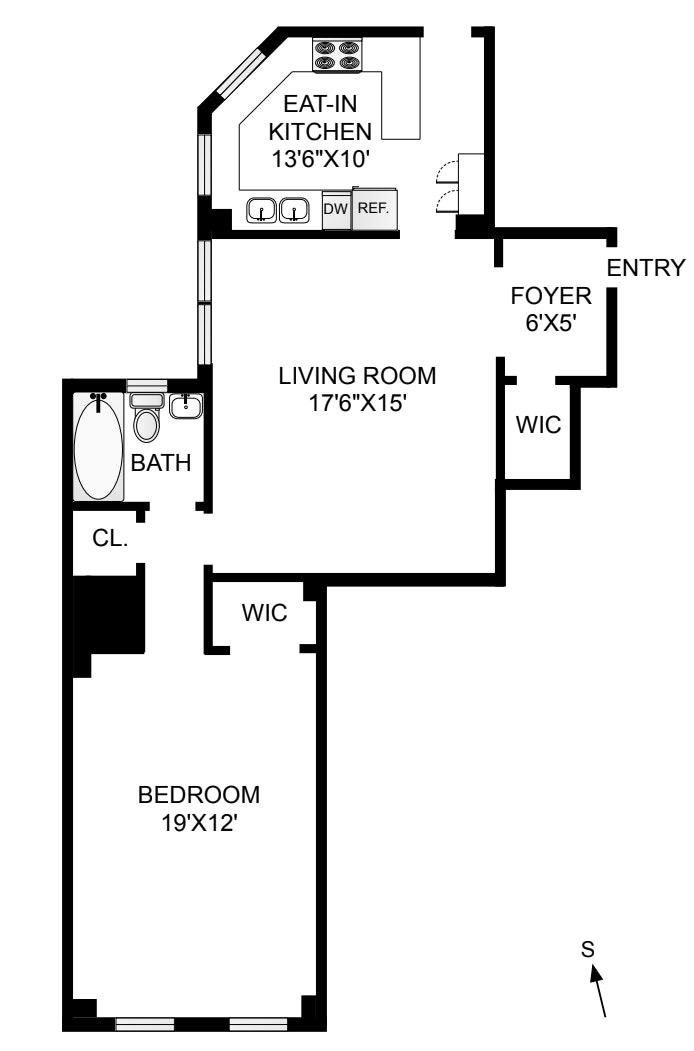 Floorplan for 140 East 81st Street, 11C