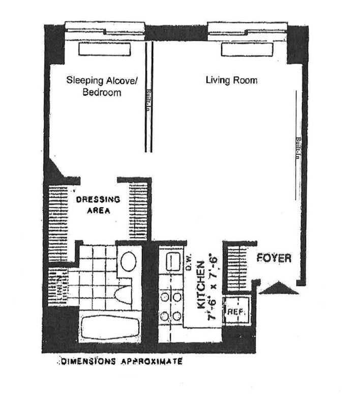 Floorplan for 300 East 85th Street, 203