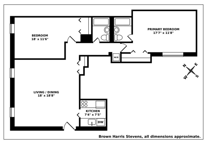 Floorplan for 44 Butler Place, 4G