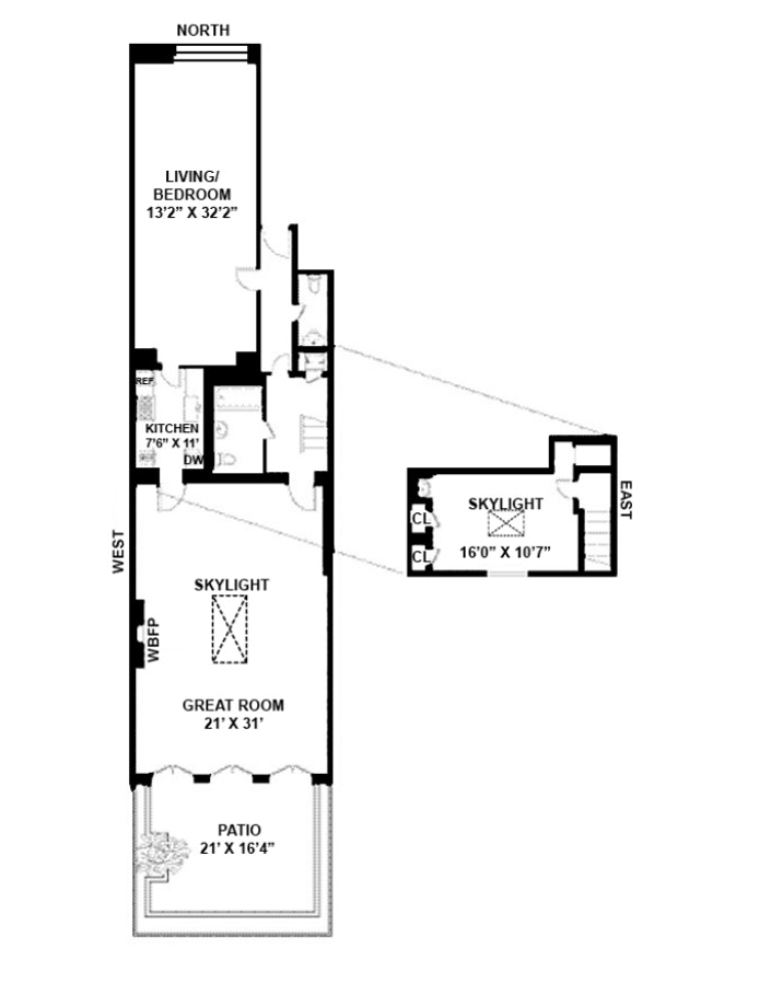 Floorplan for In The Heart Of The Village