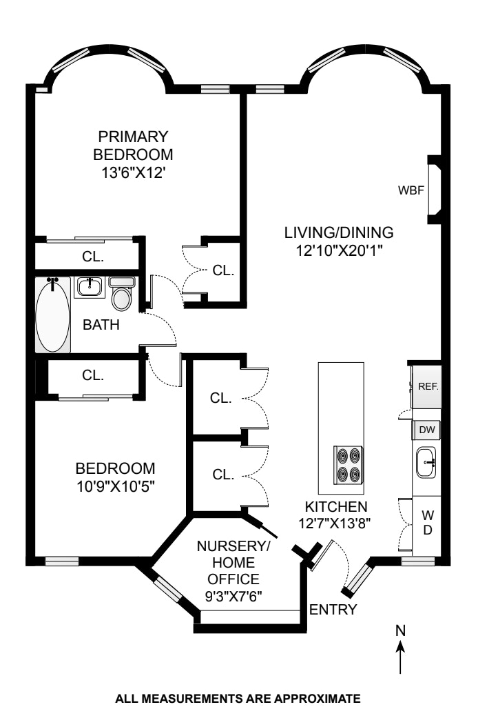 Floorplan for 16 Lincoln Place, 3A