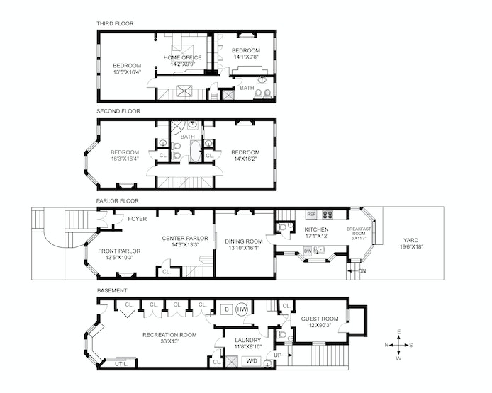 Floorplan for 548 4th Street