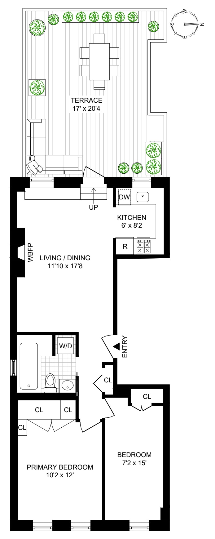 Floorplan for 56 Garden Place