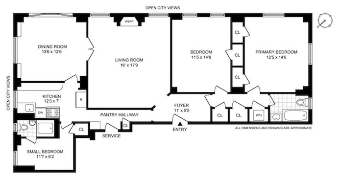 Floorplan for 955 Lexington Avenue, 8C