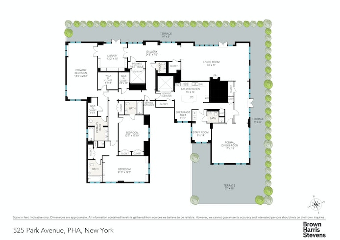 Floorplan for 525 Park Avenue, PHA