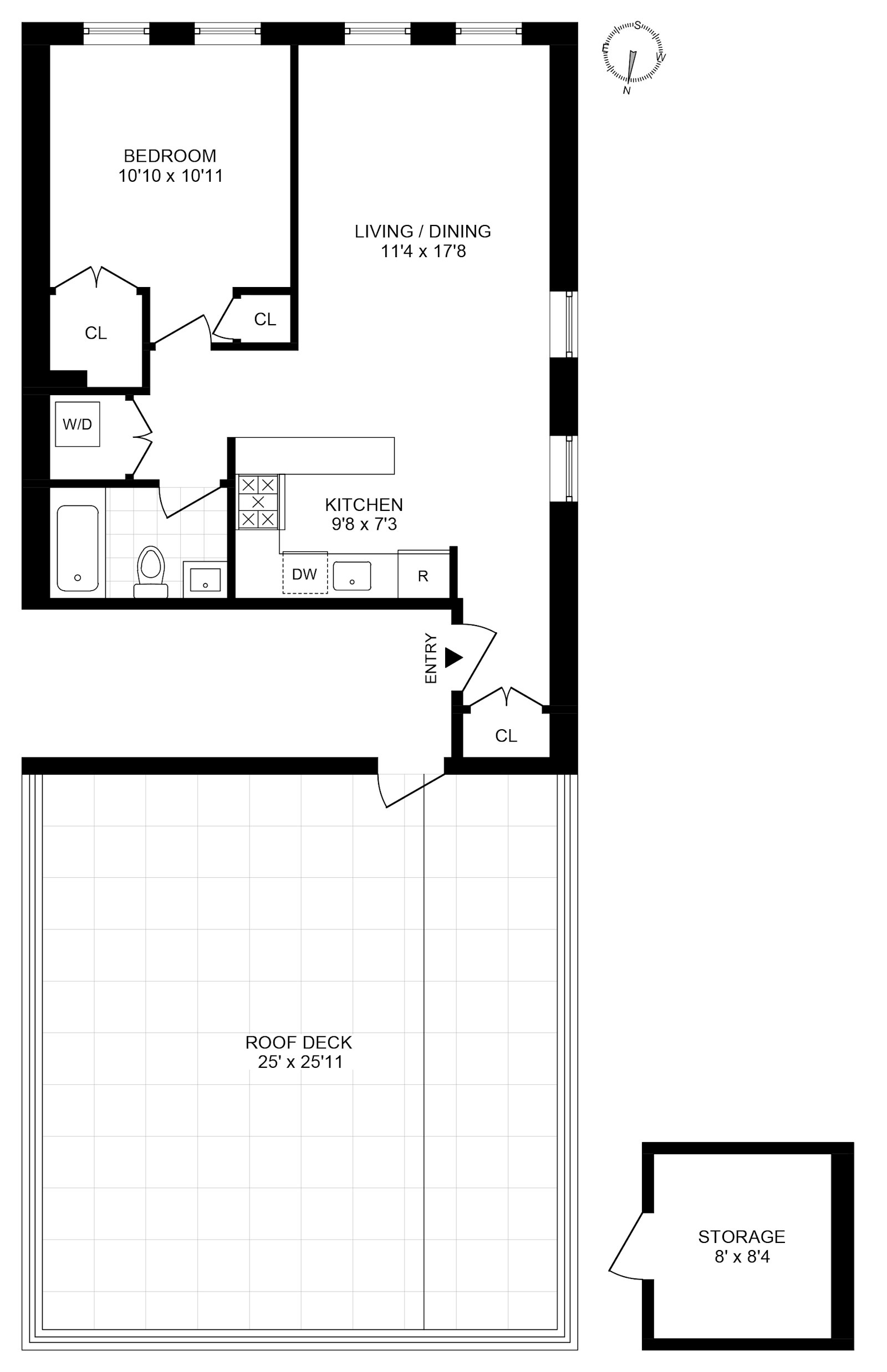 Floorplan for 864 Madison Street, 4