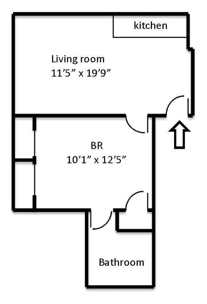 Floorplan for 29 Monroe Place, H