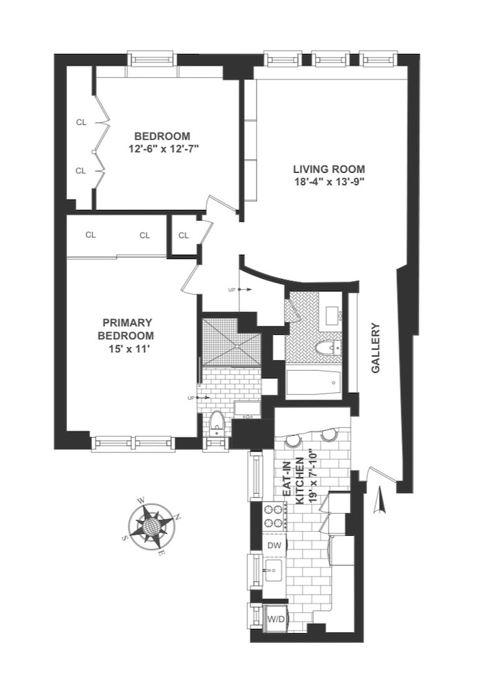 Floorplan for 41 Fifth Avenue, 7A