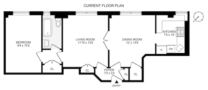 Floorplan for 528 West 111th Street, 34