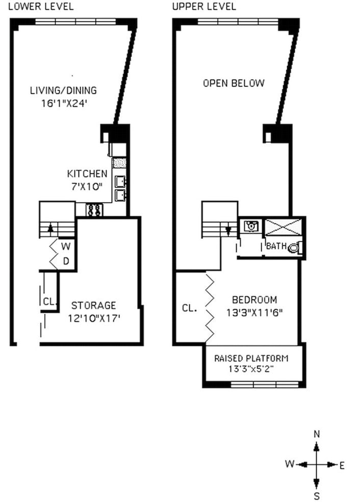 Floorplan for 130  Barrow Street, 416