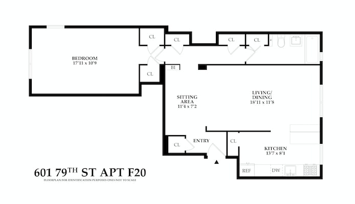 Floorplan for 601 79th Street