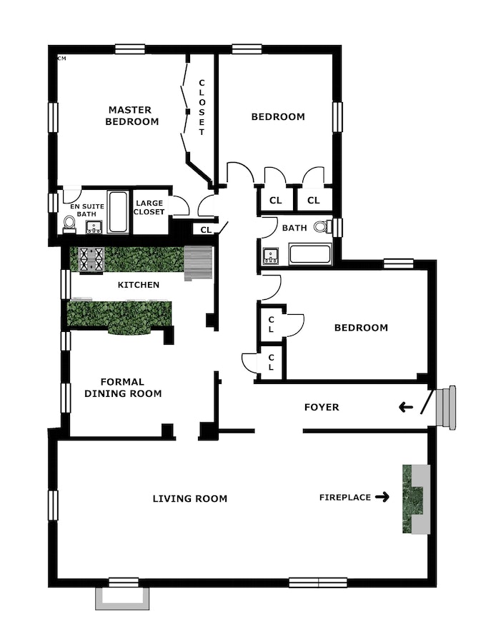 Floorplan for 33 -40 81st St, 2