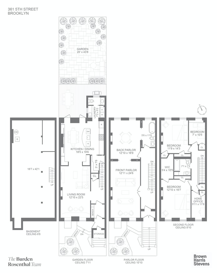 Floorplan for 361 5th Street