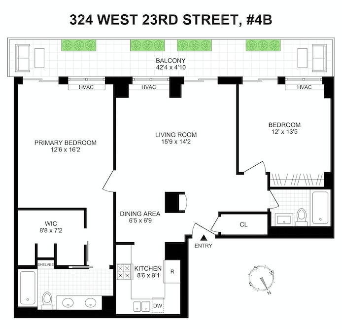 Floorplan for 324 West 23rd Street