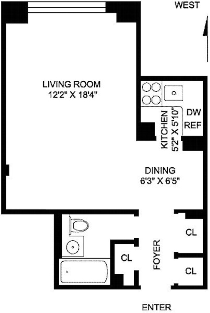 Floorplan for 460 East 79th Street, 3C