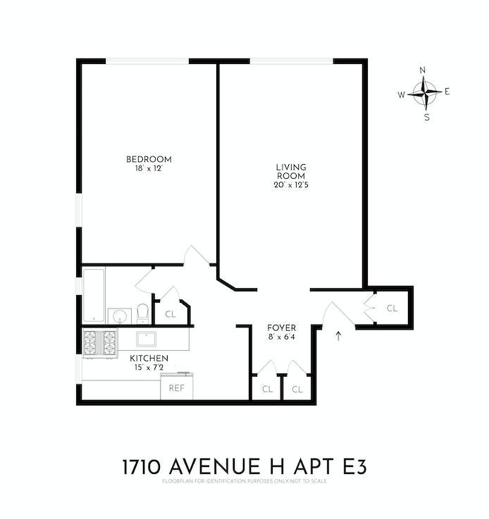 Floorplan for 1710 Avenue H, E3