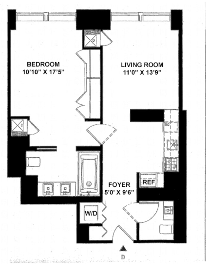 Floorplan for 400 Fifth Avenue, 42D