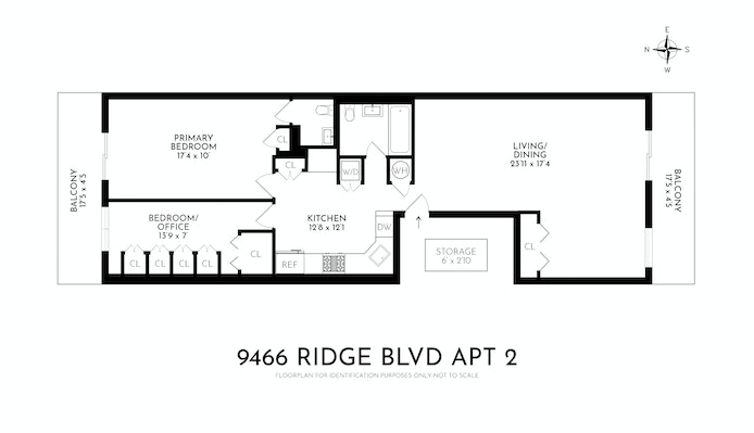 Floorplan for 9466 Ridge Blvd, 2