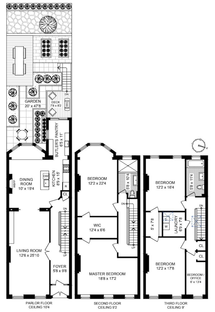 Floorplan for 406 Grand Avenue, 1