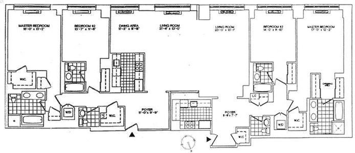 Floorplan for 308 East 72nd Street, 7BC