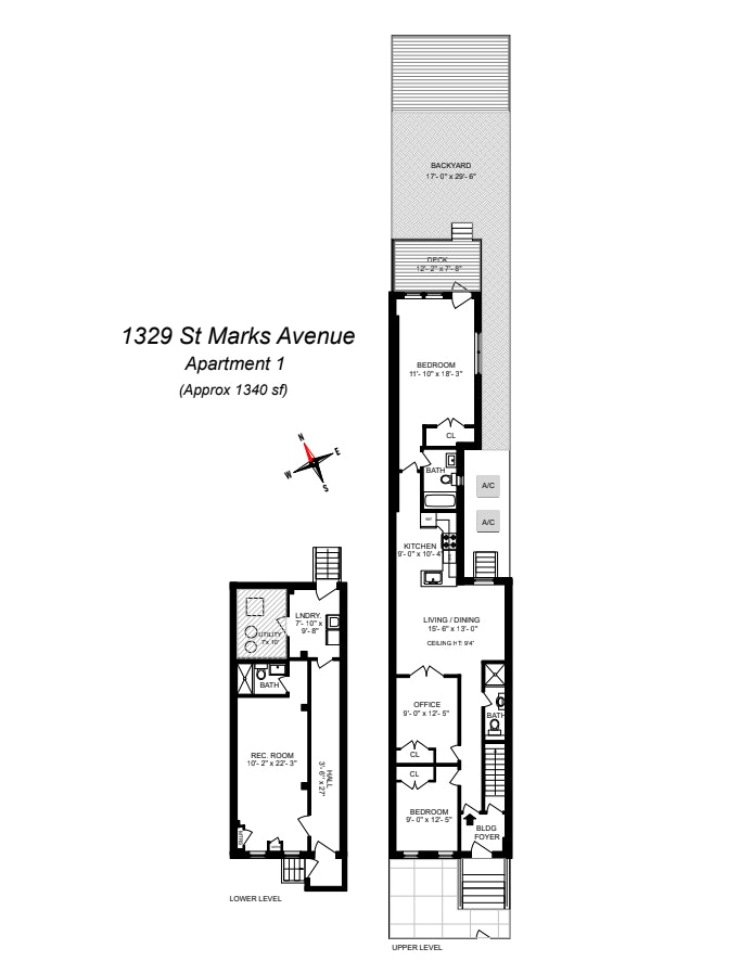 Floorplan for 1329 Saint Marks Avenue, 1
