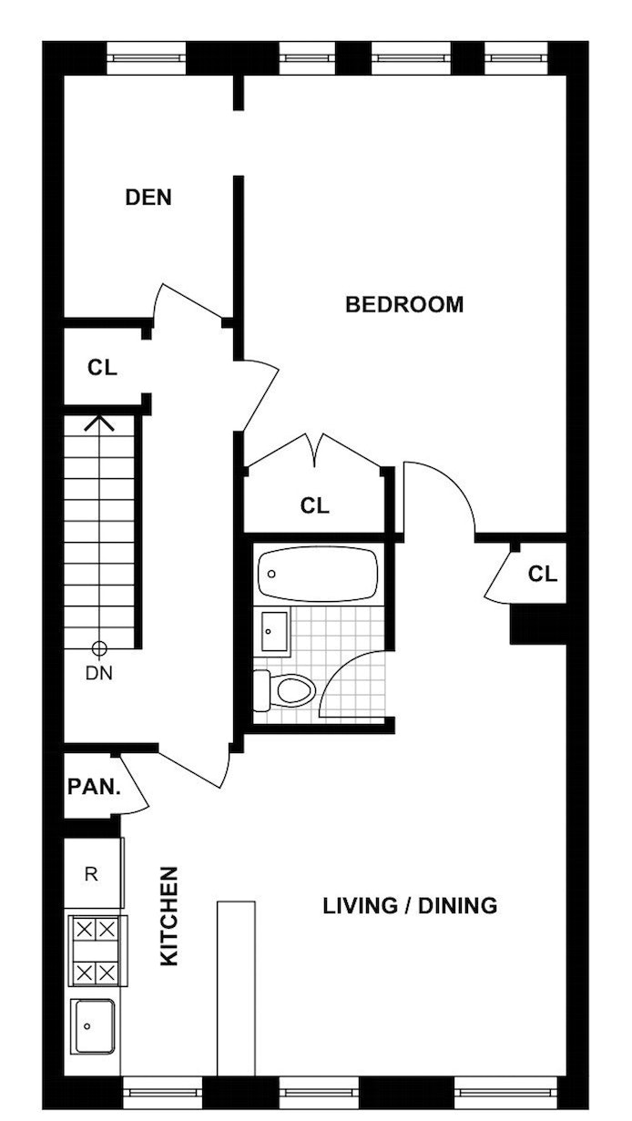Floorplan for 116 Bainbridge Street, 3