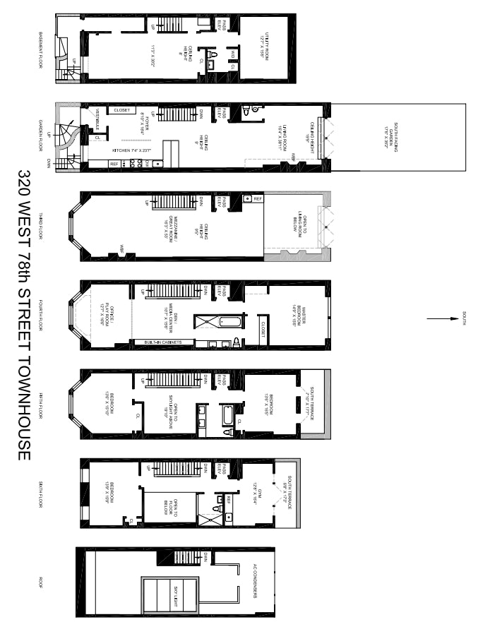 Floorplan for 320 West 78th Street, TH
