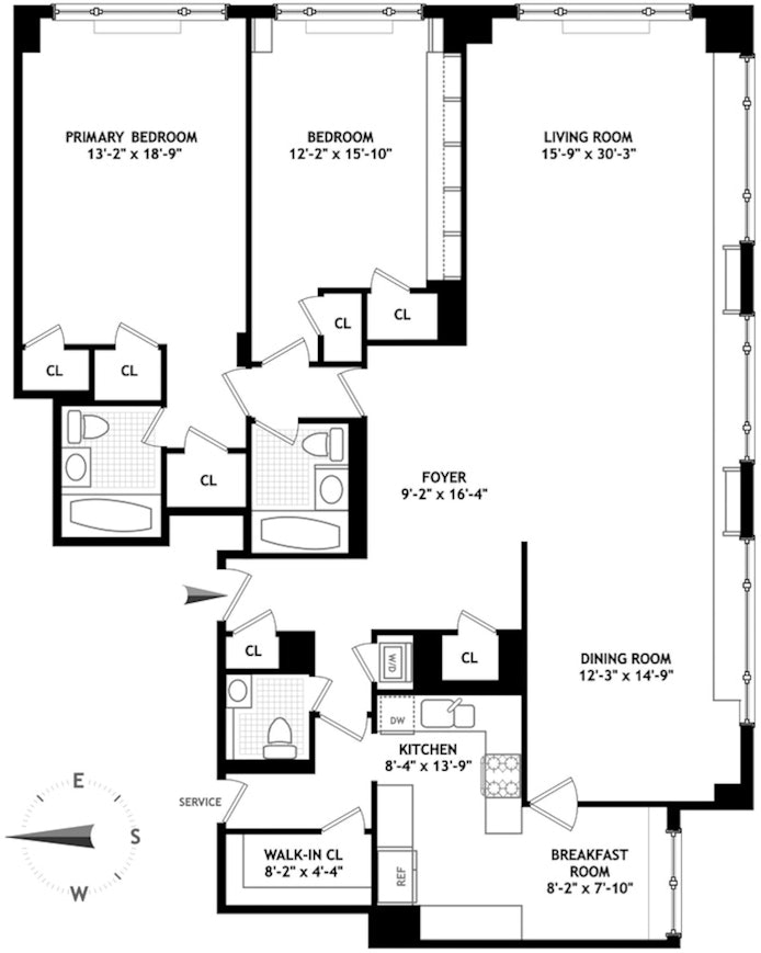 Floorplan for 60 East End Avenue, 18A