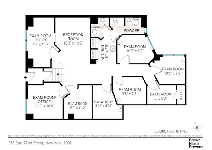 Floorplan for 215 East 72nd Street, OFFICE//W