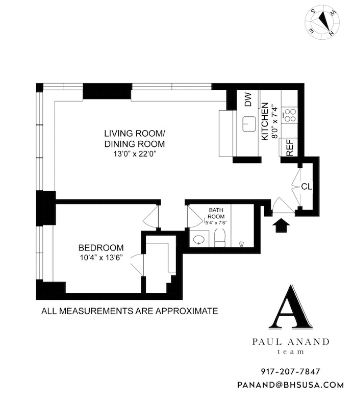 Floorplan for 300 East 85th Street, 1401