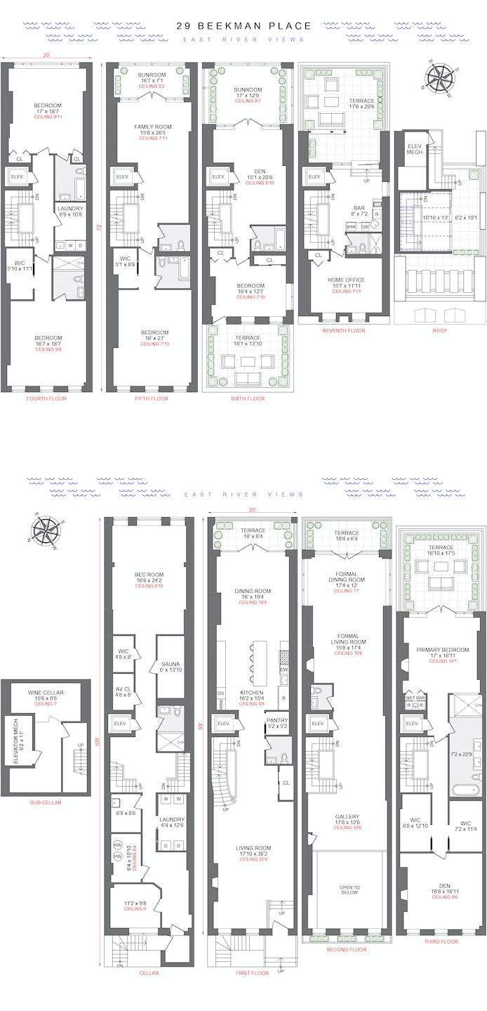 Floorplan for 29 Beekman Place