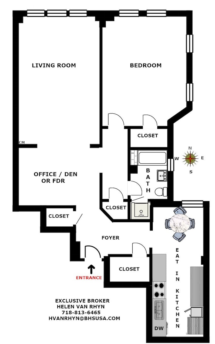 Floorplan for 86-10 34th Ave