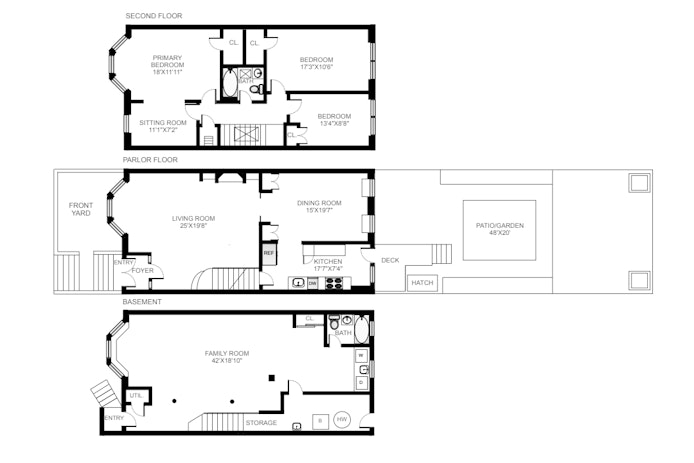 Floorplan for 209 Maple Street