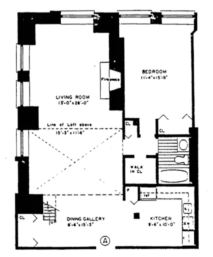 Floorplan for 205 East 22nd Street, 3A