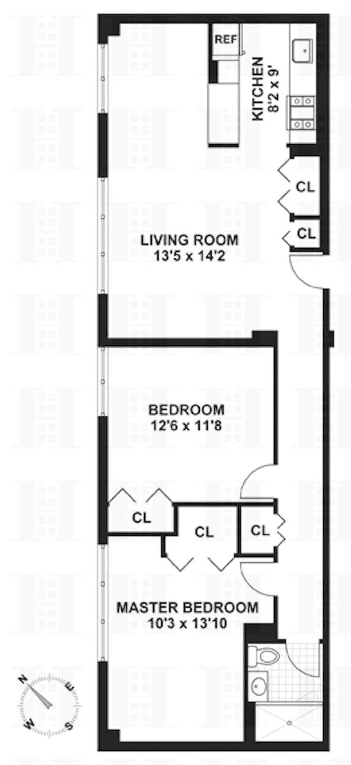 Floorplan for 130 Bradhurst Avenue, 1202