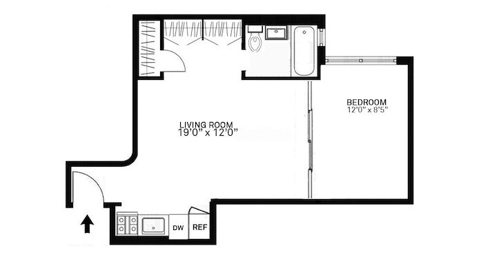 Floorplan for 220 Congress Street, 5B