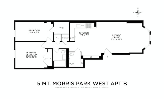 Floorplan for 5 Mt Morris Park West, B