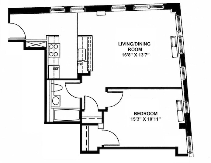 Floorplan for 21 -23 South William St, 5E