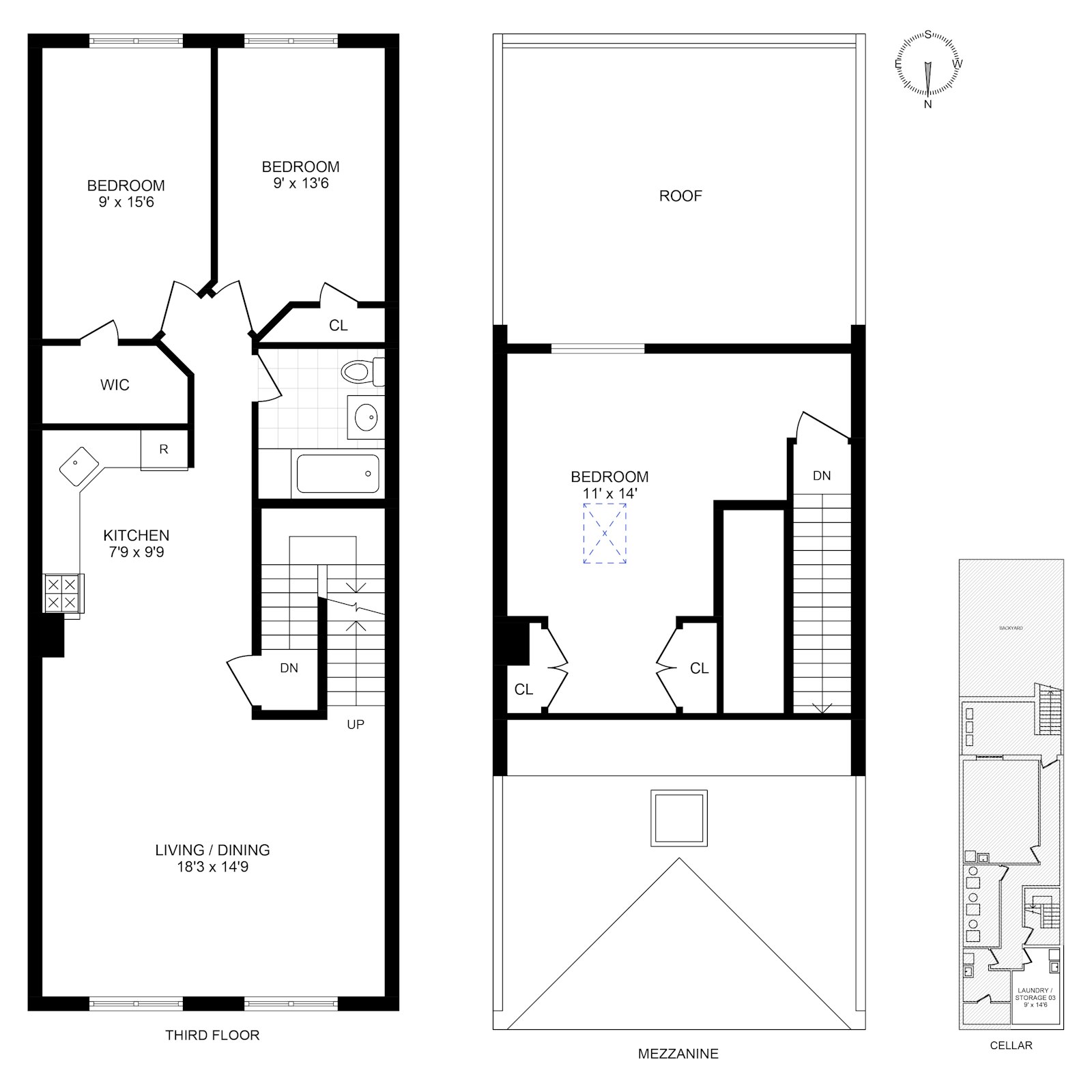 Floorplan for 1274 Saint Marks Avenue, 3