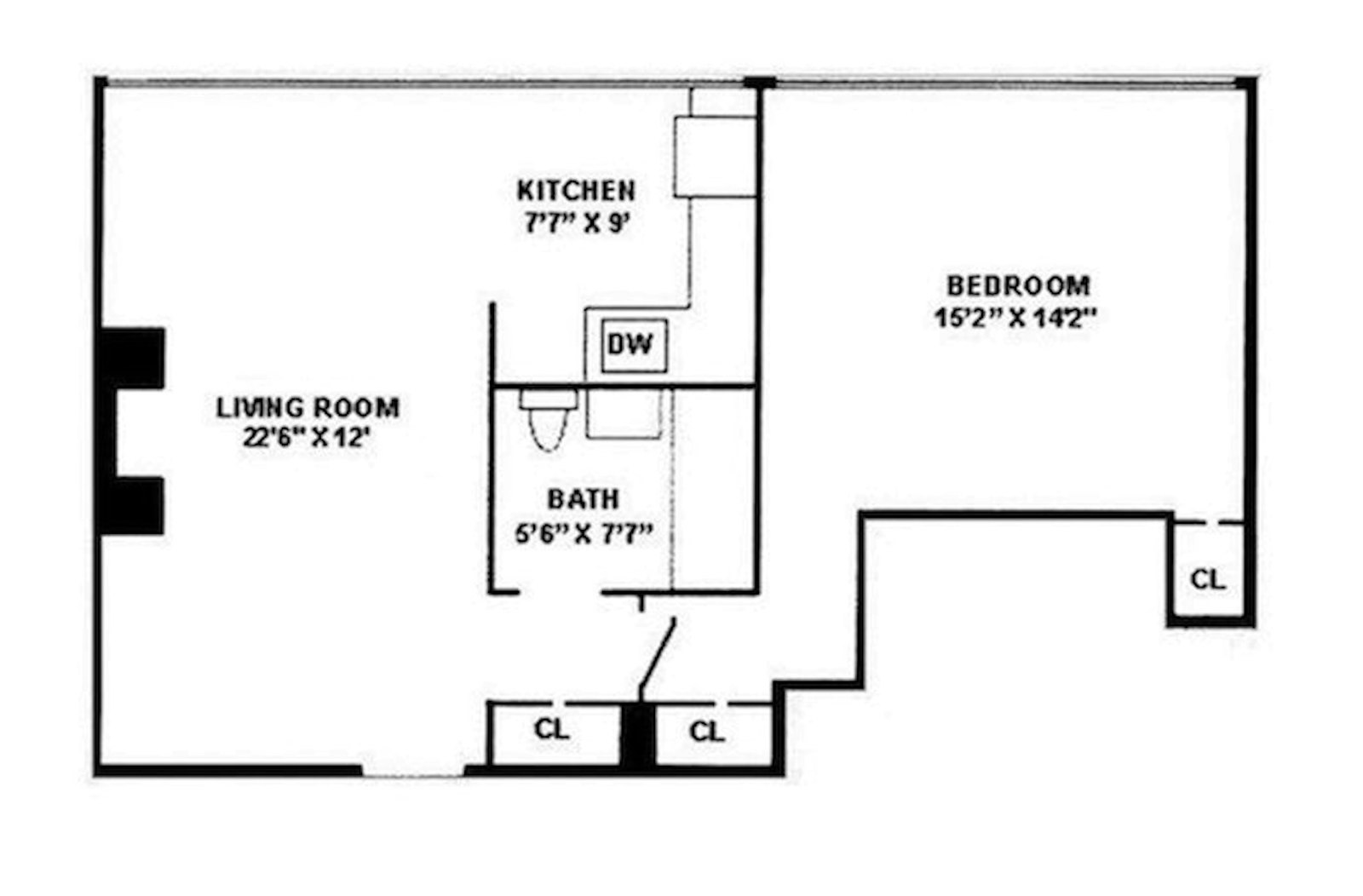 Floorplan for 300 East 90th Street, 9B