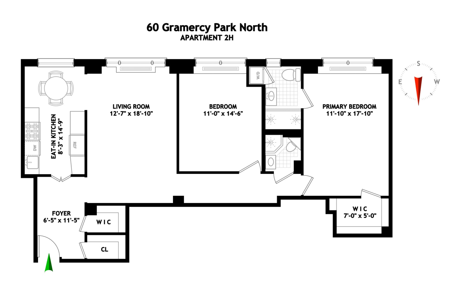 Floorplan for 60 Gramercy Park
