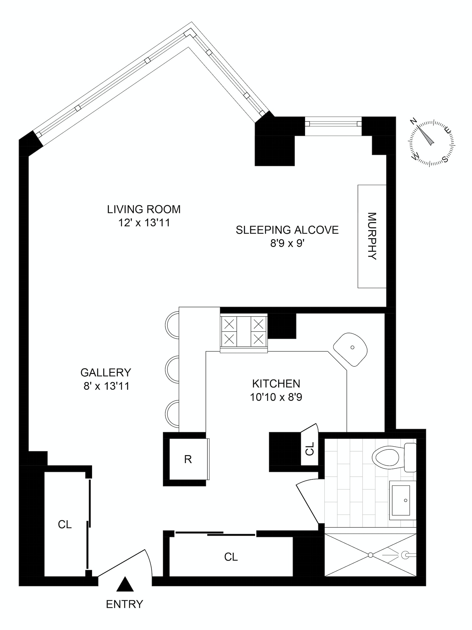 Floorplan for 60 Sutton Place South, 4LN