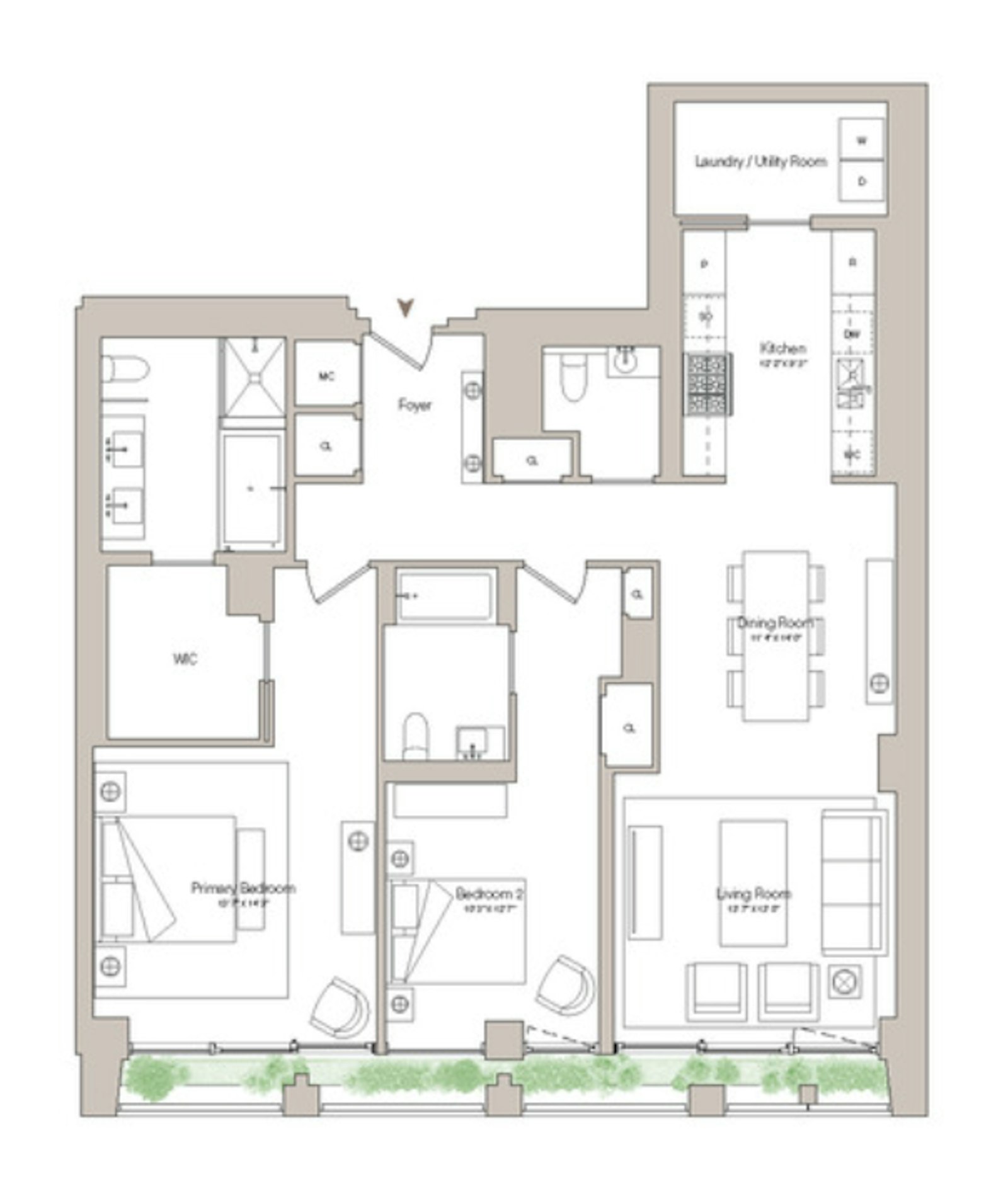 Floorplan for 39 West 23rd Street, 7A