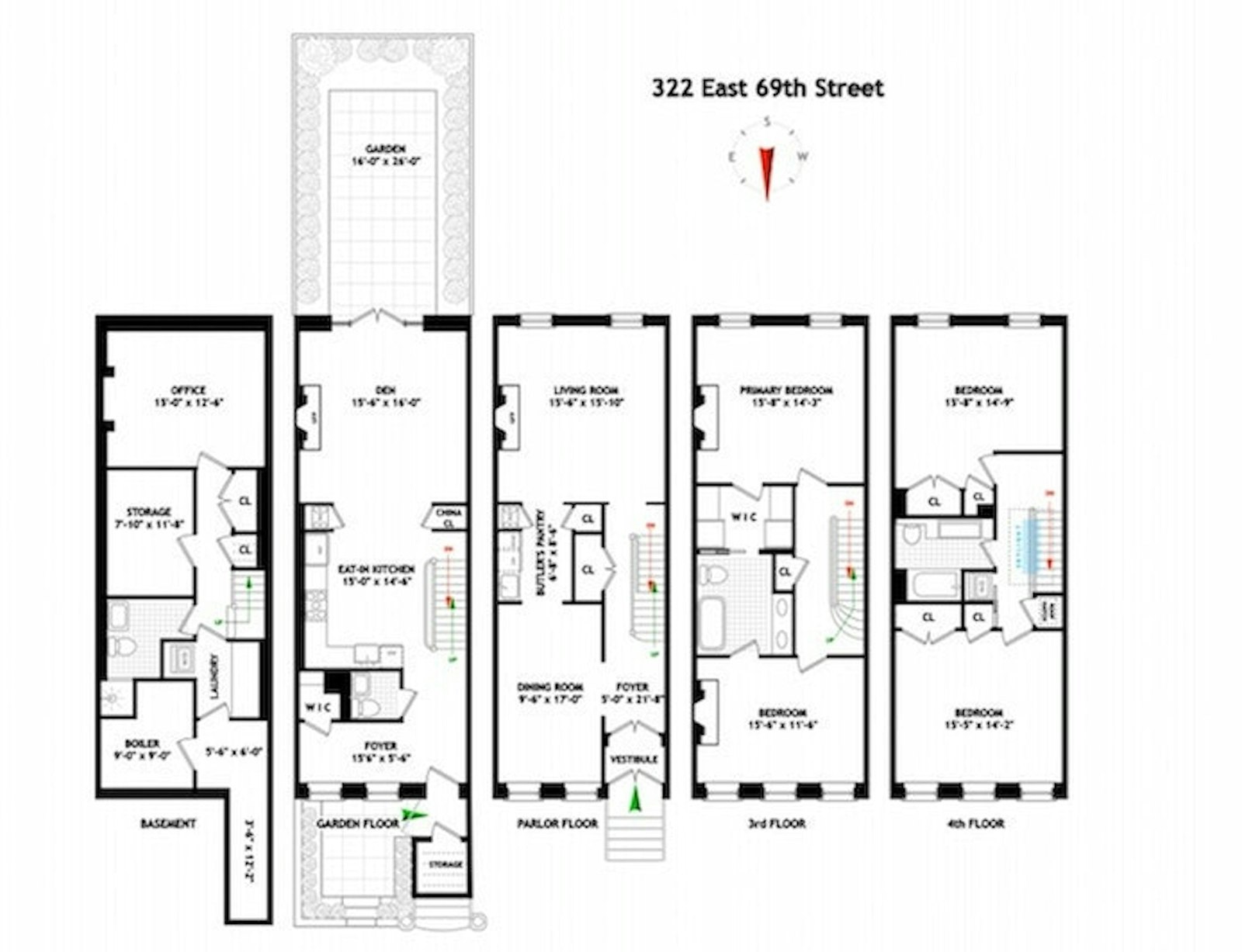 Floorplan for 322 East 69th Street