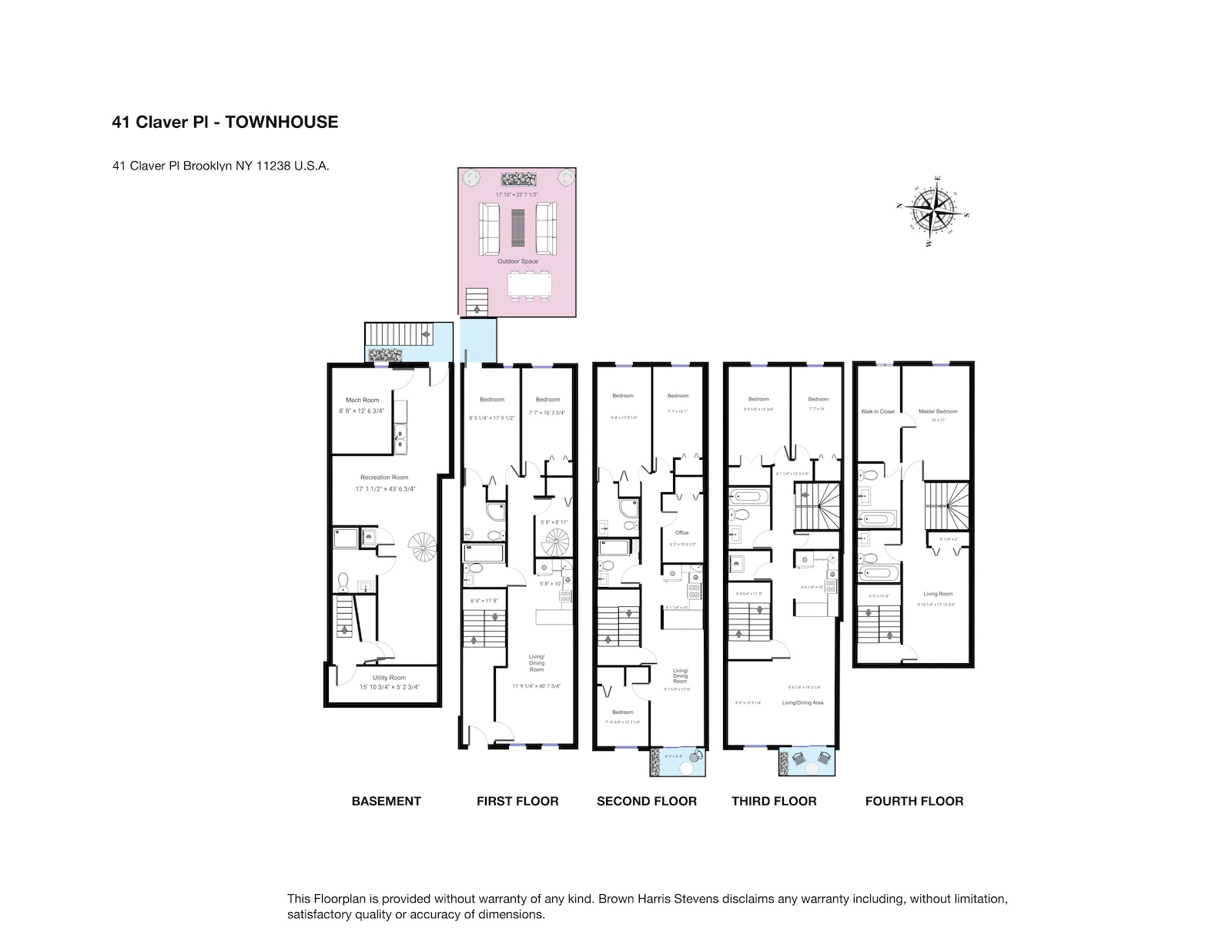 Floorplan for 41 Claver Place